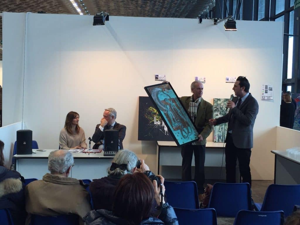 Arte Fiera Genova 2016: partecipazione e creazione stand dell'artista Luigi Basile