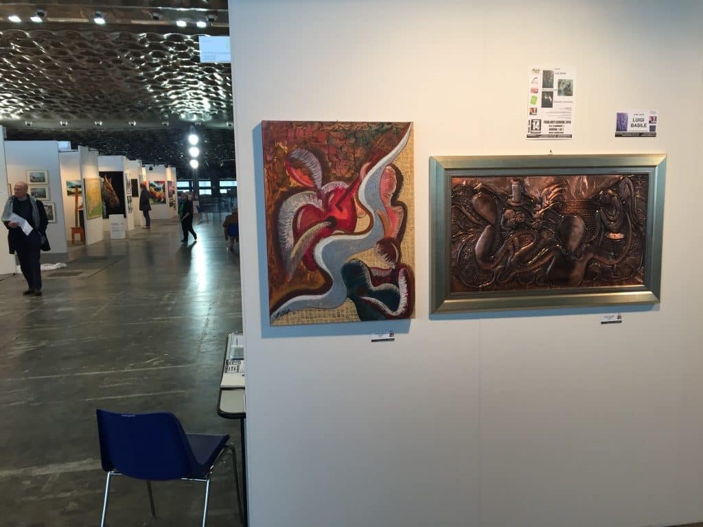Arte Fiera Genova 2016: partecipazione e creazione stand dell'artista Luigi Basile