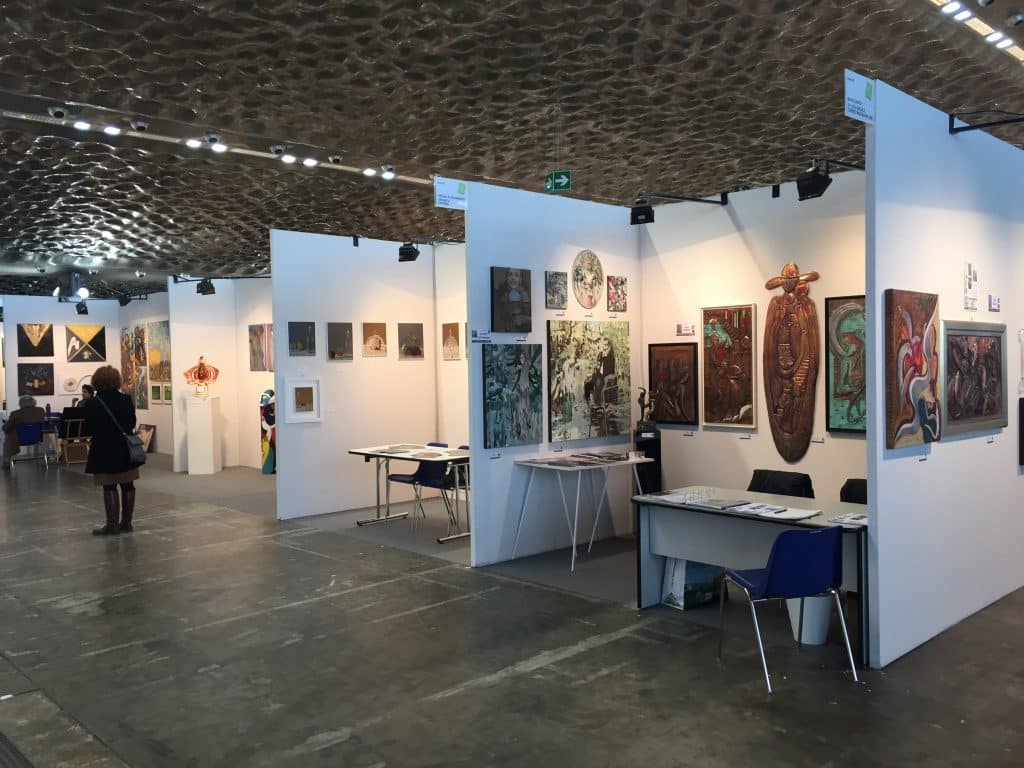 Arte Fiera Genova 2016: partecipazione e creazione stand dell'artista Luigi Basile