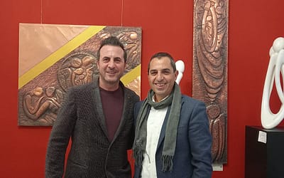 Visita speciale: Sindaco ed Avvocato Rosario Macrì nella galleria di Luigi Basile