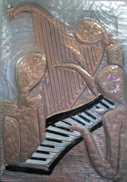 Battuta all'asta opera d'arte "Sensazionale Melodie" di Luigi Basile