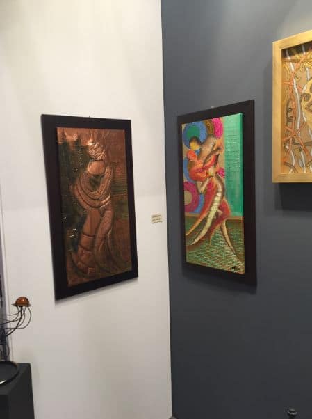 Foto della mostra tenuta da Luigi Basile a Cremona