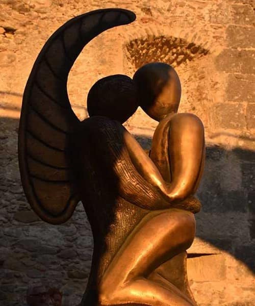 Inaugurazione monumento "L'angelo e il guerriero" di Luigi Basile a Santa Severina a Crotone