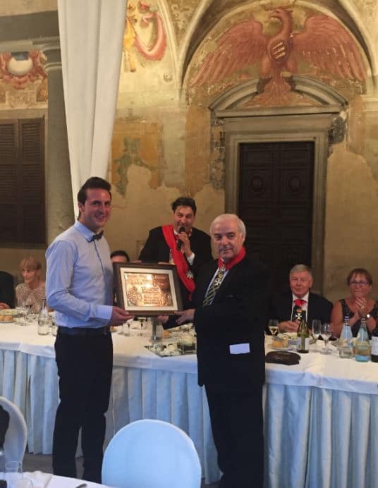 Evento Premiazione Cavalieri di Malta del 2016 a cui a partecipato l'artista Luigi Basile