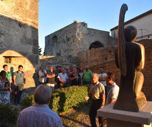 Inaugurazione monumento "L'angelo e il guerriero" di Luigi Basile a Santa Severina a Crotone