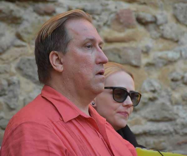 Inaugurazione monumento "L'angelo e il guerriero" di Luigi Basile a Santa Severina a Crotone