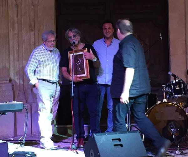 Inaugurazione monumento "L'angelo e il guerriero" di Luigi Basile a Santa Severina a Crotone