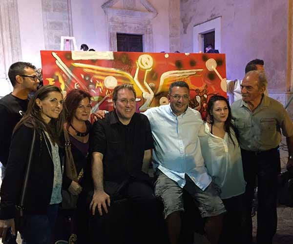 Inaugurazione monumento "L'angelo e il guerriero" di Luigi Basile a Santa Severina a Crotone