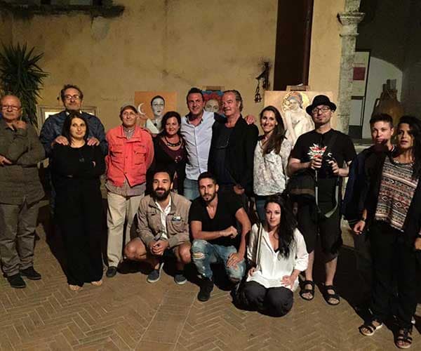 Inaugurazione monumento "L'angelo e il guerriero" di Luigi Basile a Santa Severina a Crotone