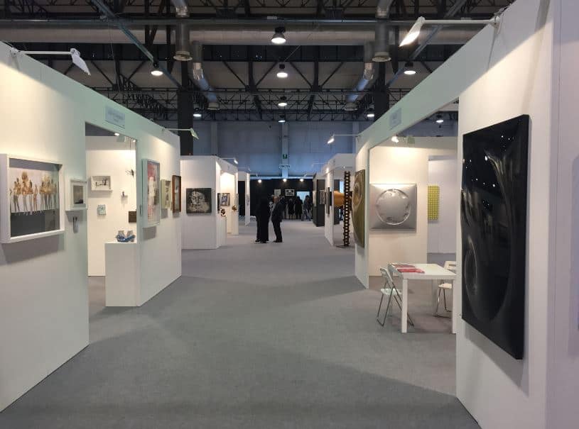 Foto della mostra tenuta da Luigi Basile con Basile Arte