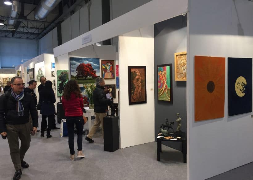 Foto della mostra tenuta da Luigi Basile con Basile Arte