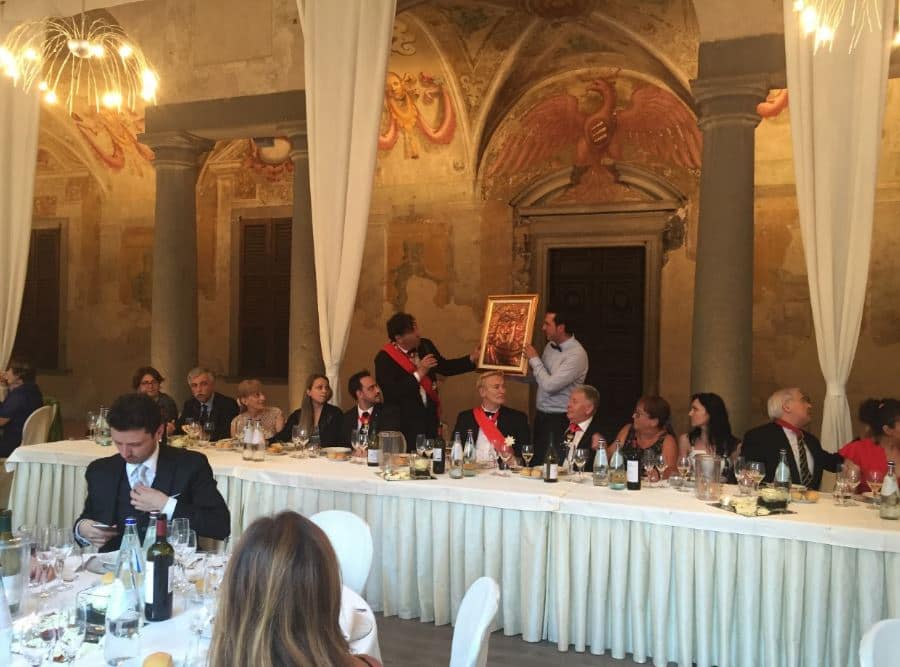 Premiazione Cavalieri di Malta del 2016 a cui a partecipato l'artista Luigi Basile