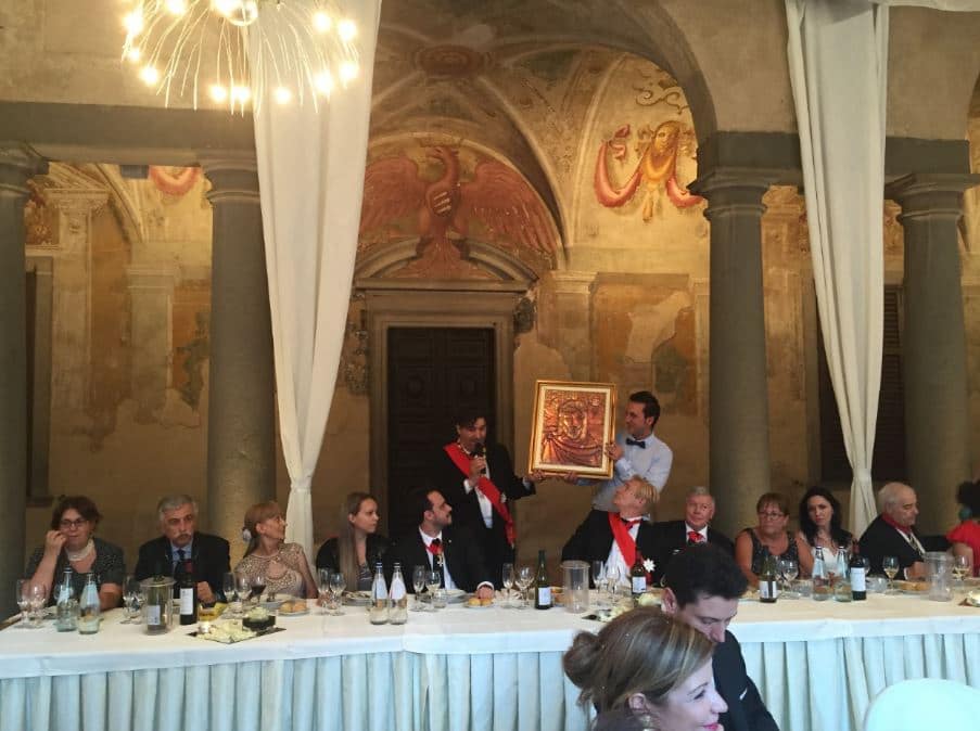 Premiazione Cavalieri di Malta del 2016 a cui a partecipato l'artista Luigi Basile