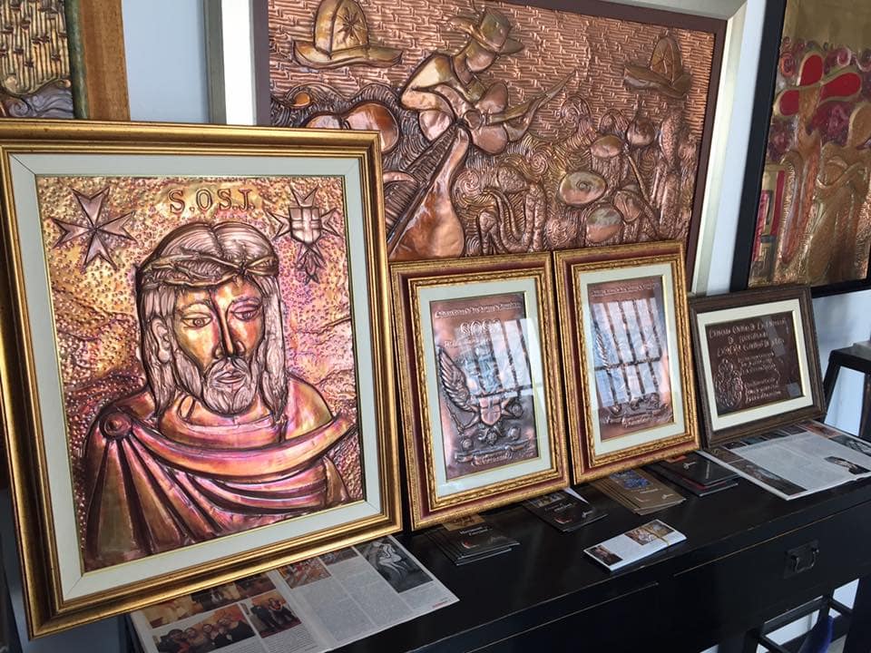 Premiazione Cavalieri di Malta del 2016 a cui a partecipato l'artista Luigi Basile