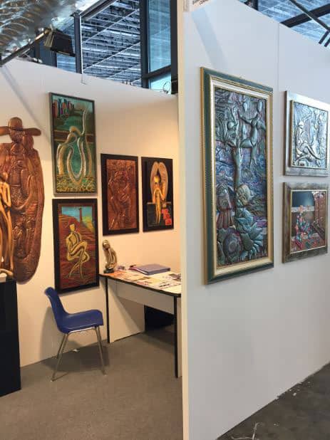 Arte Genova fiera del 2017 - Luigi Basile ha partecipato come espositore delle sue opere d'arte